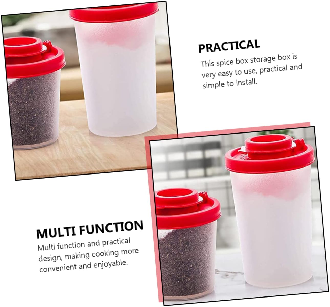 Lifesize Pepper Shakers Set
