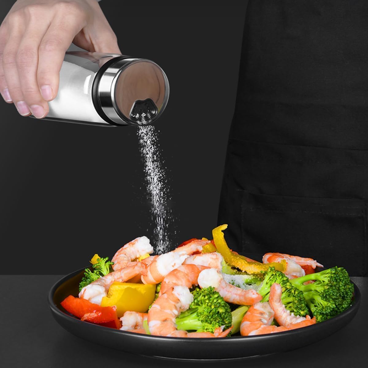 High-Quality Salt Pepper Shakers with Adjustables for Home Kitchen