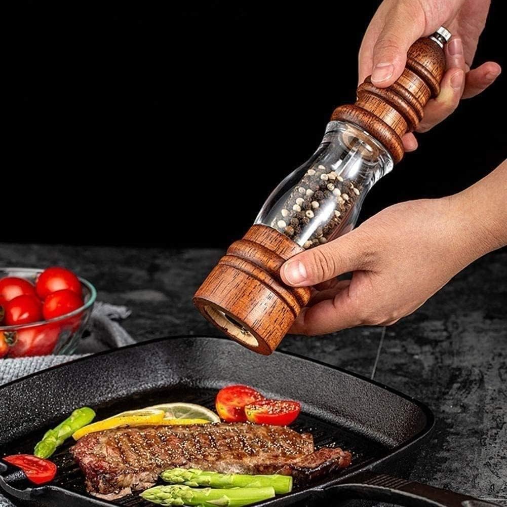 Adjustable Salt Pepper Mill Set by SMSOM