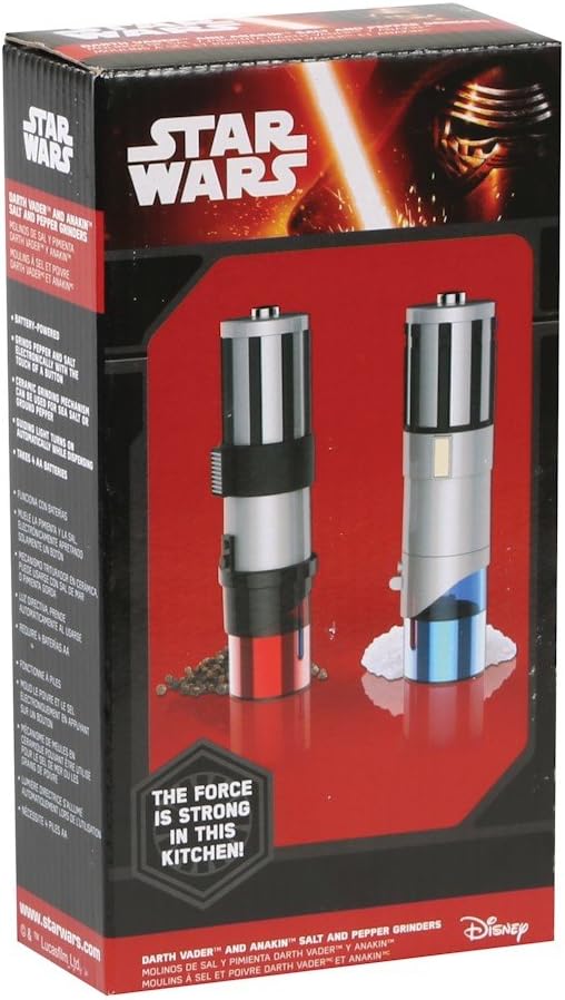 Star Wars Lightsaber Electric Pepper Mill Pack of 2