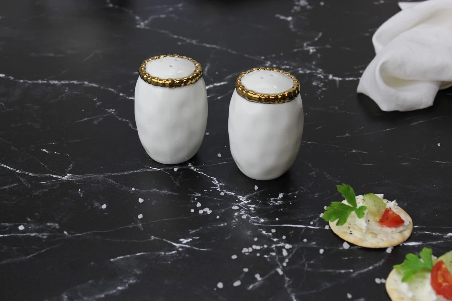 Pampa Bay Golden Salt and Pepper Shakers