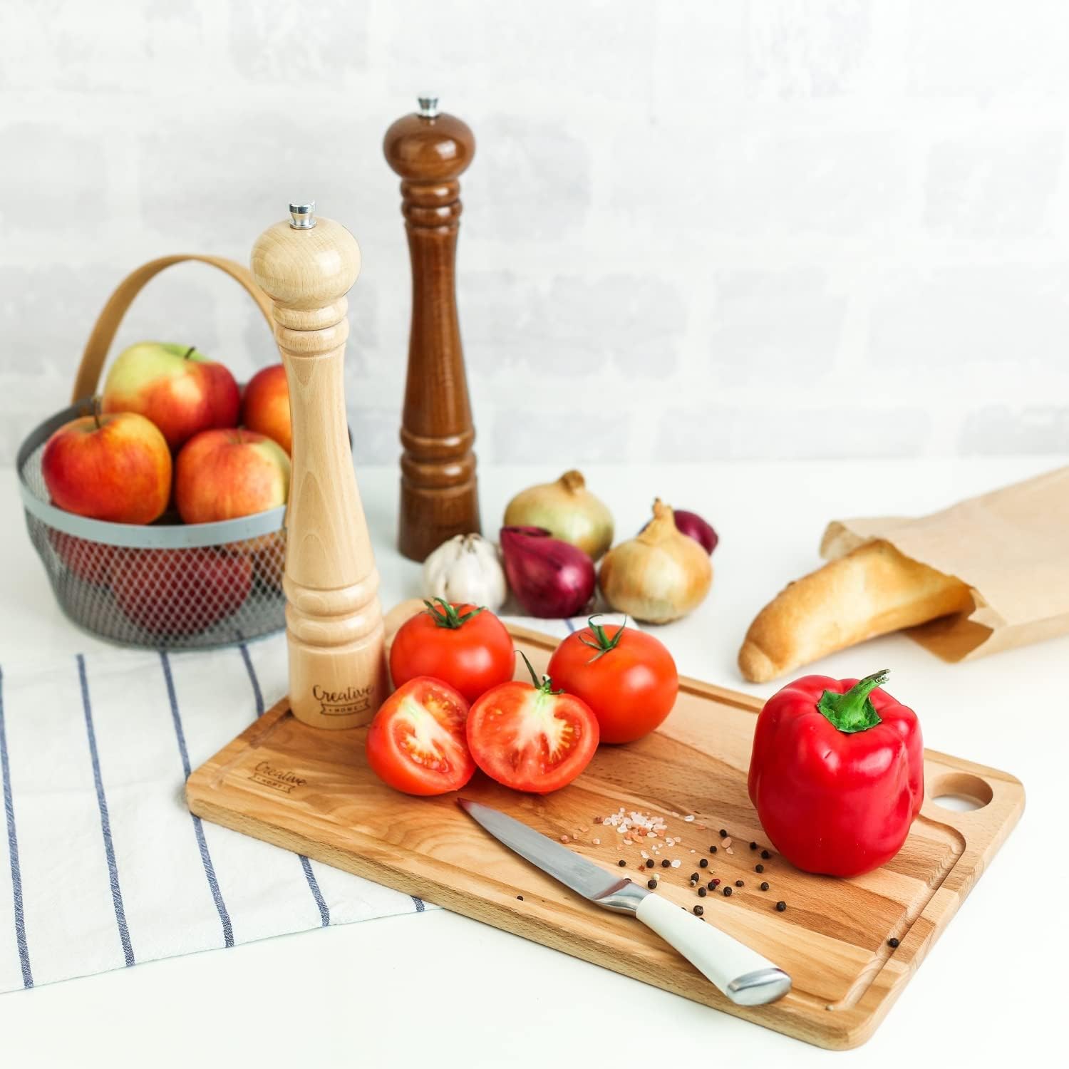 Creative Home Wooden Mill Set for Spices
