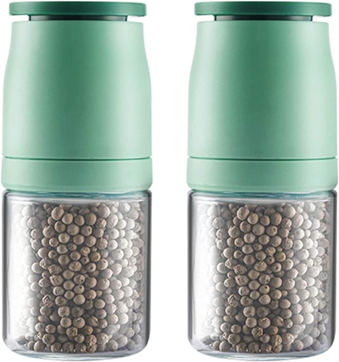 ONwngXW 2pcs Salt Pepper Mill Set with Elegant Design