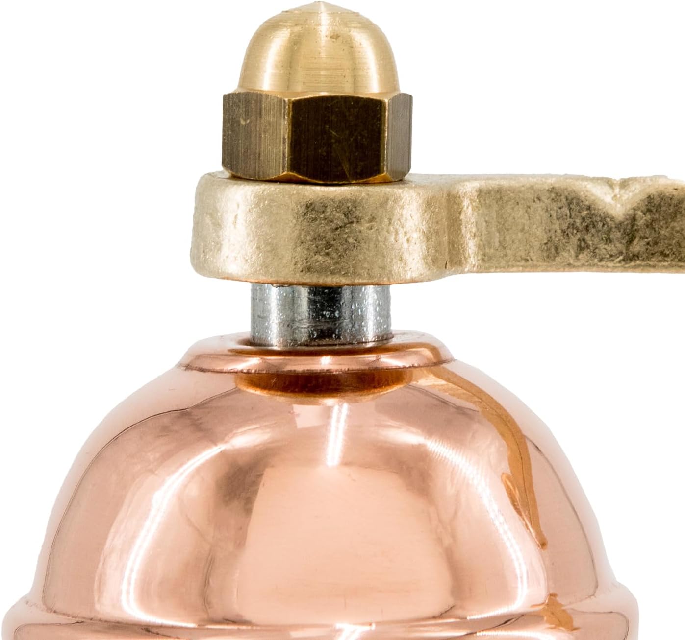 Original Greek Salt Mill 9-Inch Tall Copper or Brass
