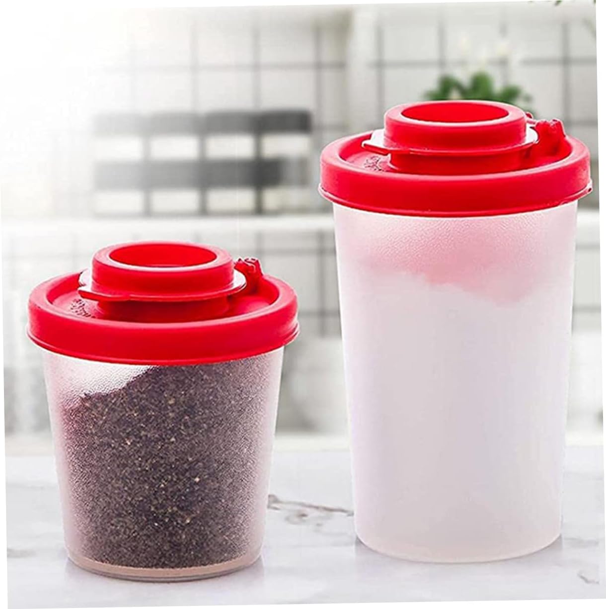 2Pcs Portable Outdoor Pepper Storage Bottles