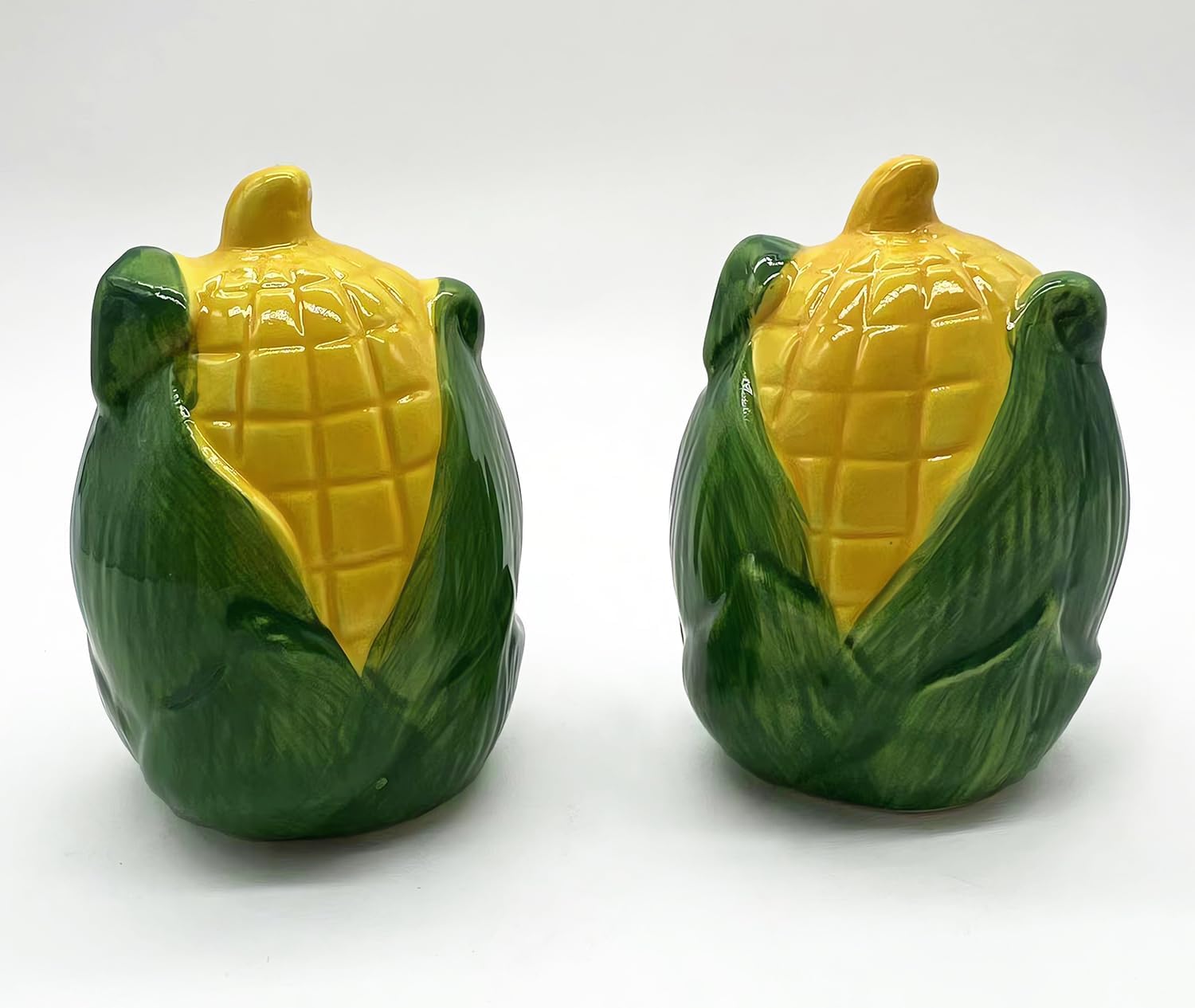 3D Hand-Painted Ceramic Salt and Pepper Shakers Set of 2
