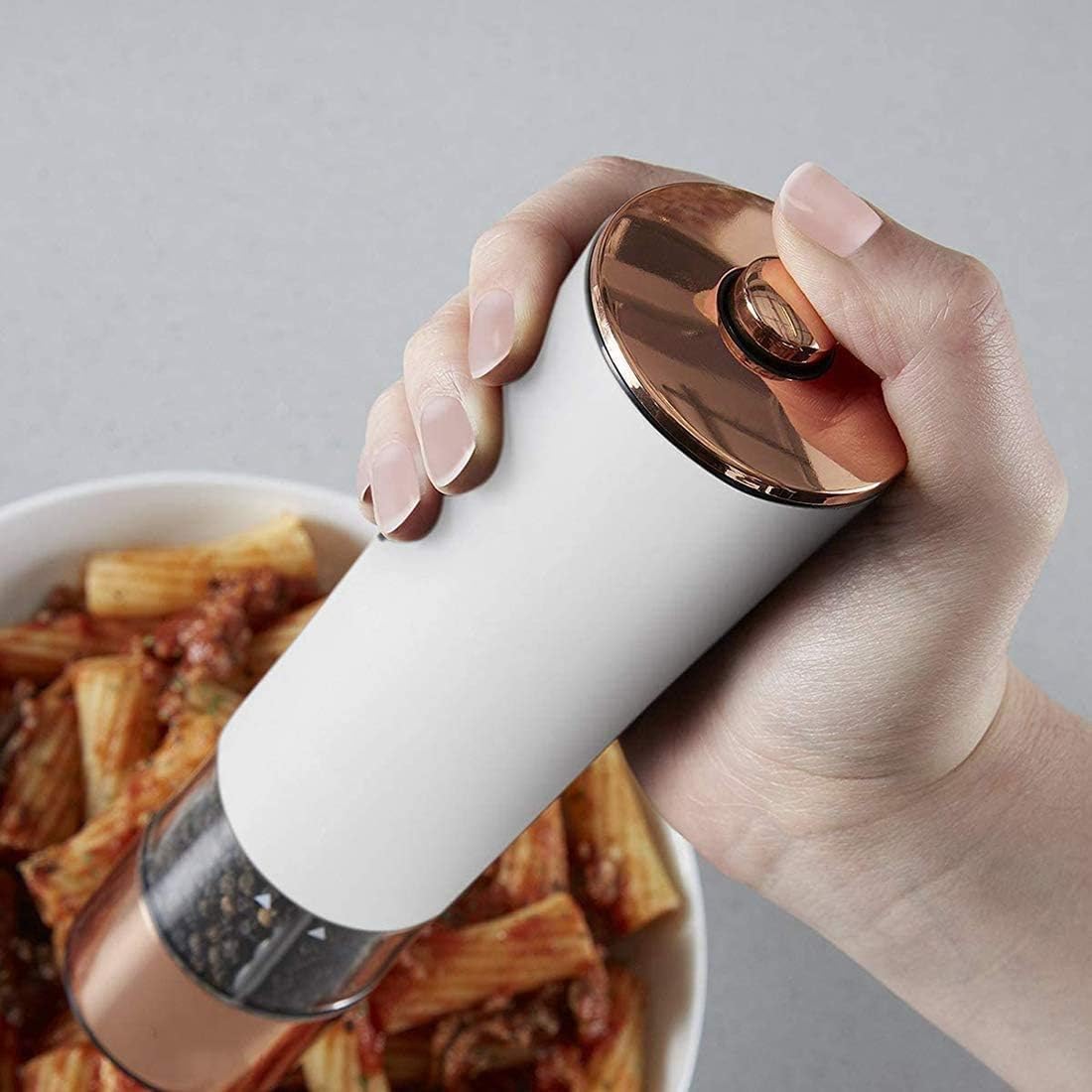 Adjustable Electric Salt Pepper Grinder Set with LED Light