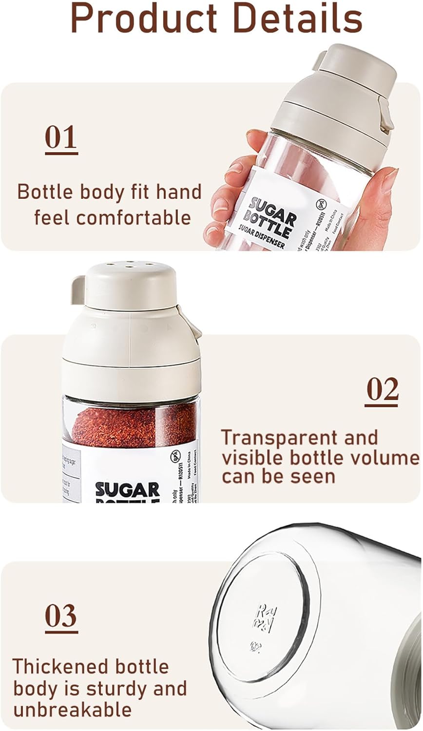 Effortless Salt Sugar Pepper Dispenser
