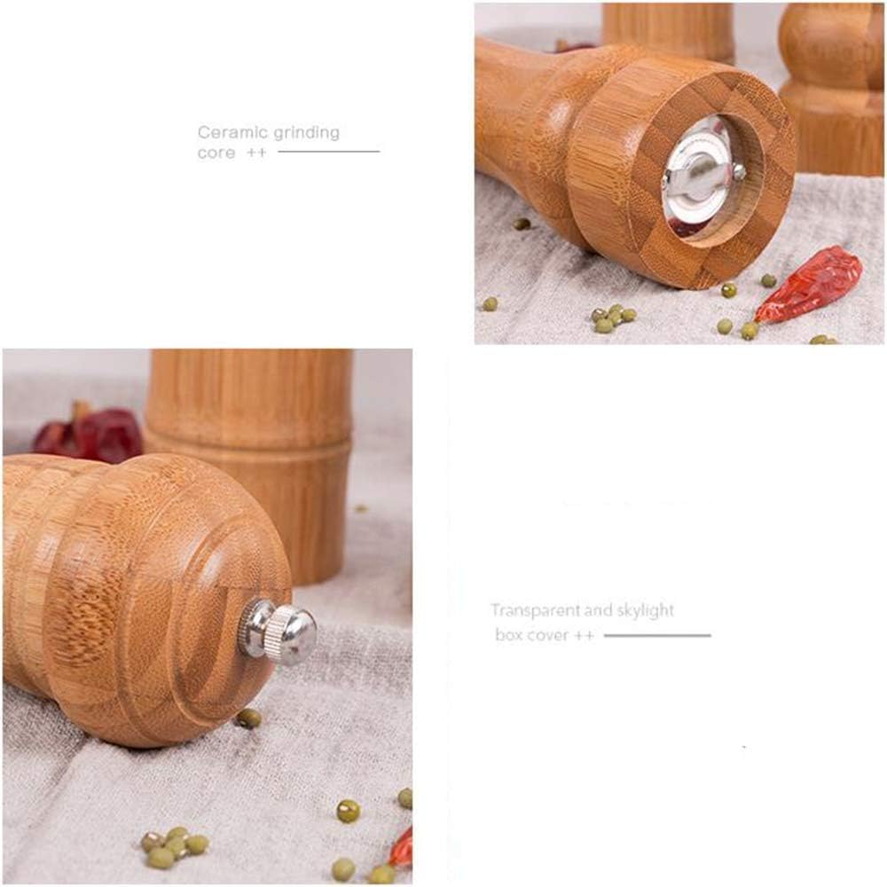Adjustable Ceramic Pepper Mill Set Durable Design
