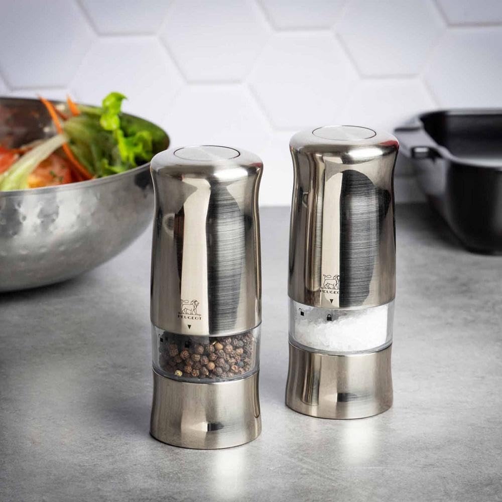 ZELI Electric Salt and Pepper Mill Set