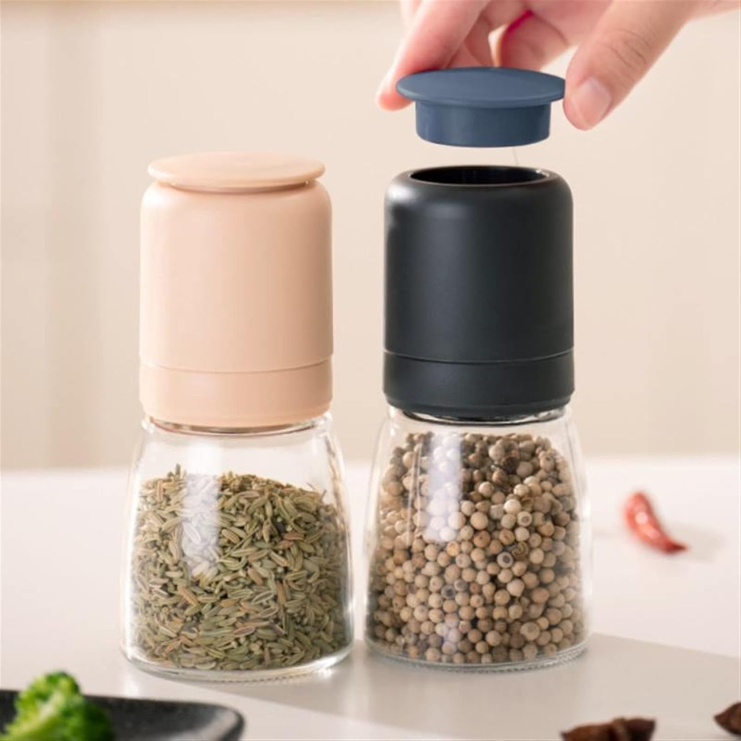 LEIXIUSM Salt Pepper Mill Shakers