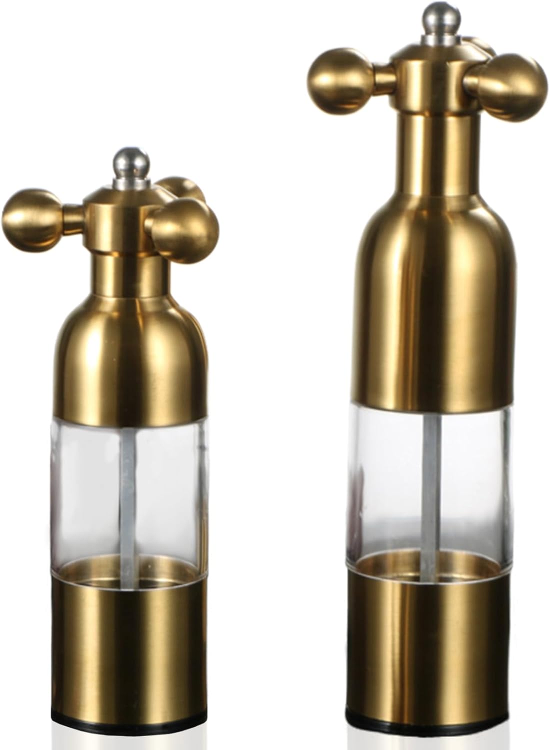 Adjustable Salt Pepper Grinders Elegant Practical for Home Chefs
