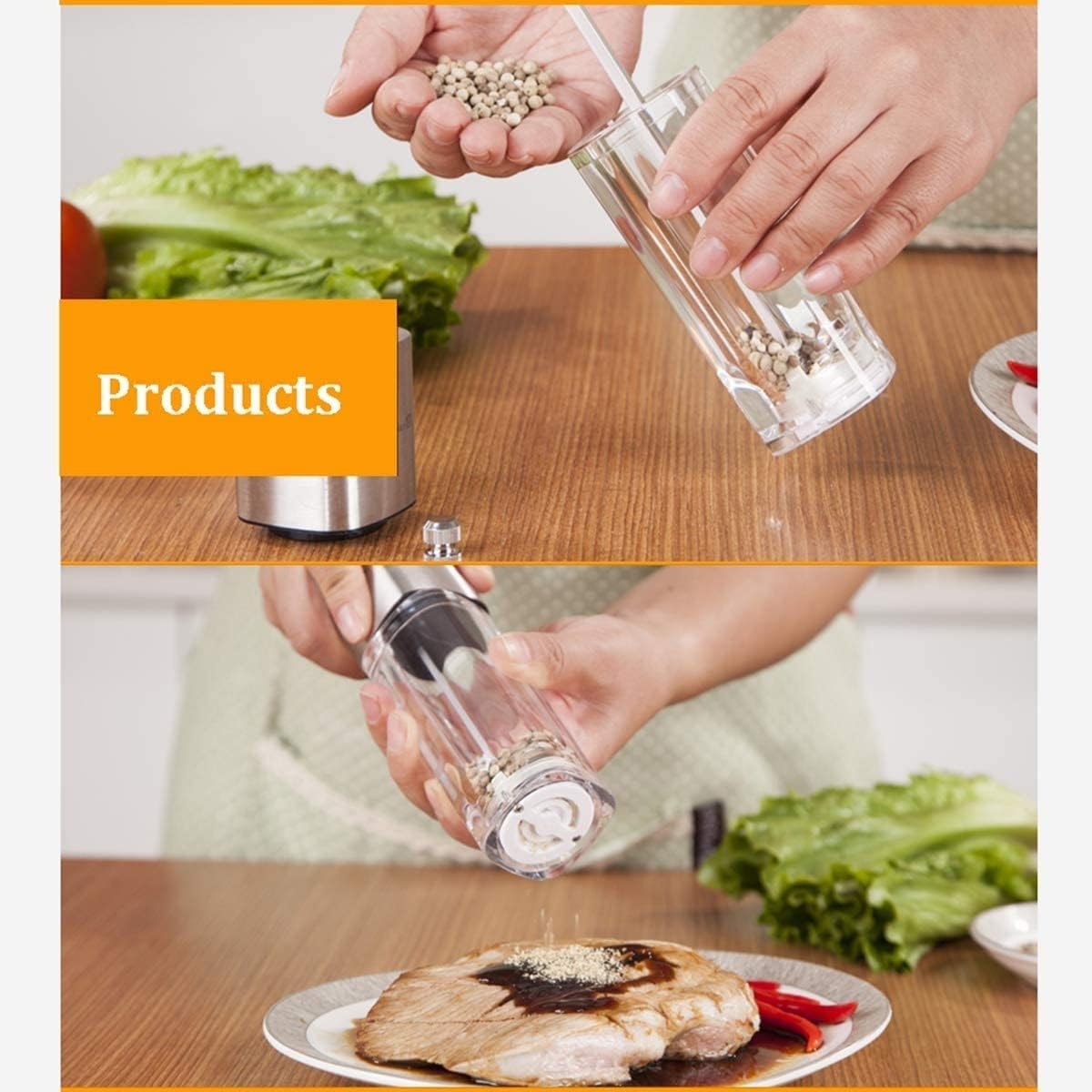 SEFAX Pepper and Salt Grinder Set Manual Salt and Pepper Mills