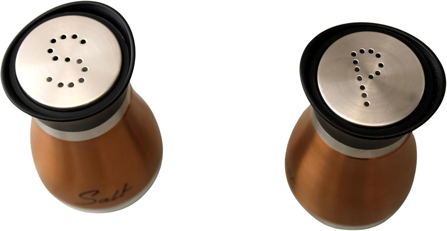 Sturdy Salt Pepper Shaker Set BPA-Free