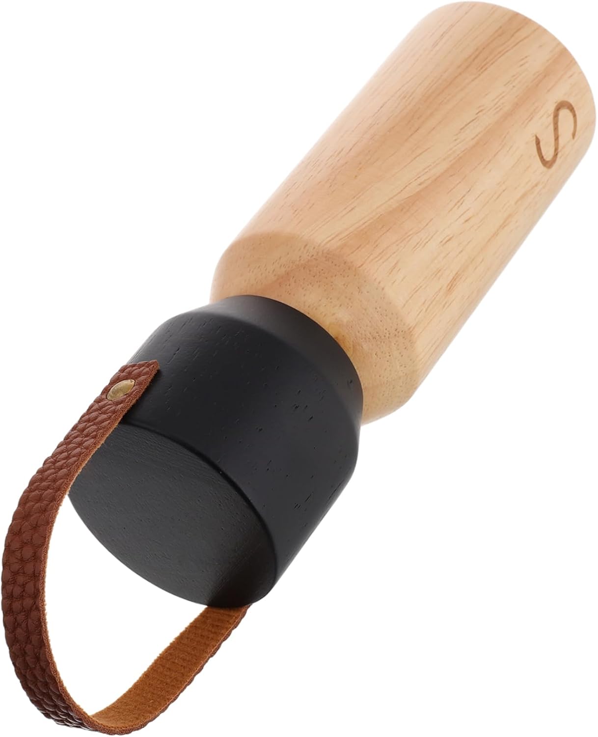 GRIRIW Manual Wooden Pepper and Salt Grinder for Home Kitchen