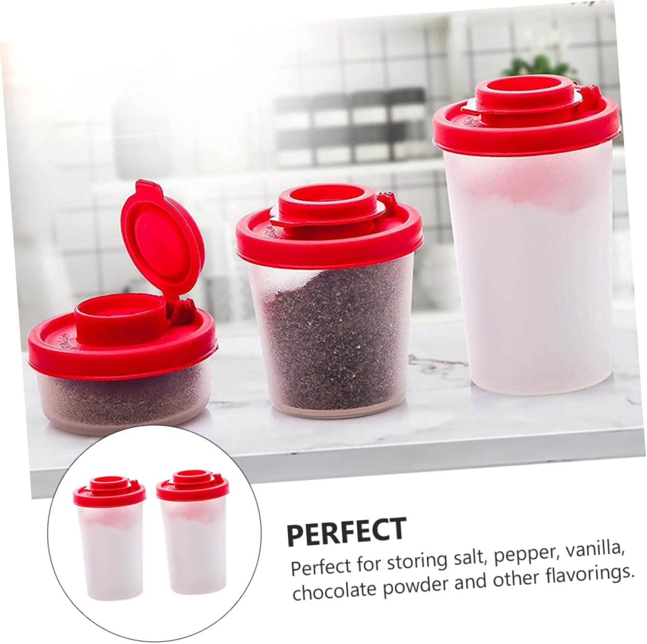 Lifesize Pepper Shakers Set