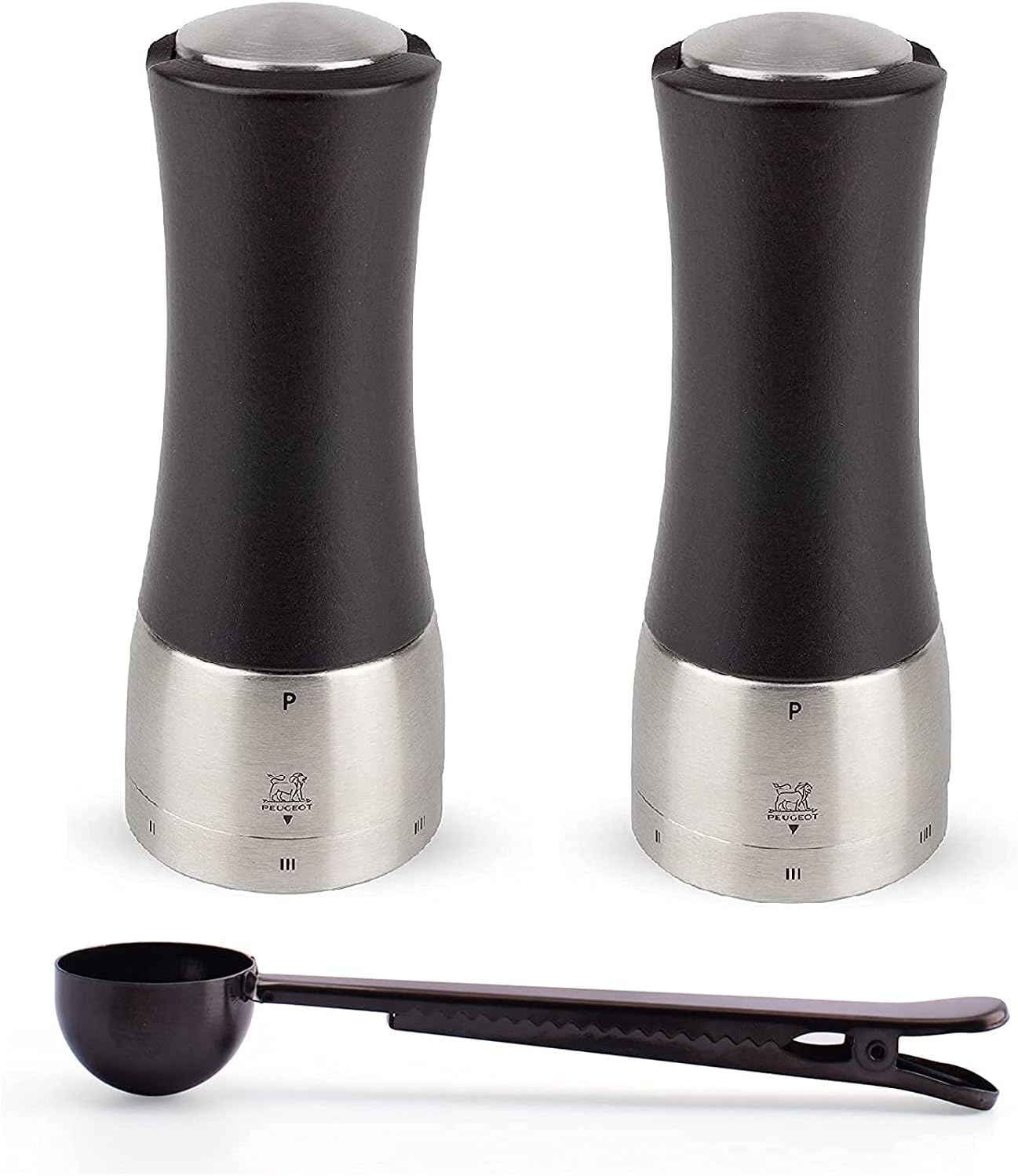 peptides mill set stainless steel made in france