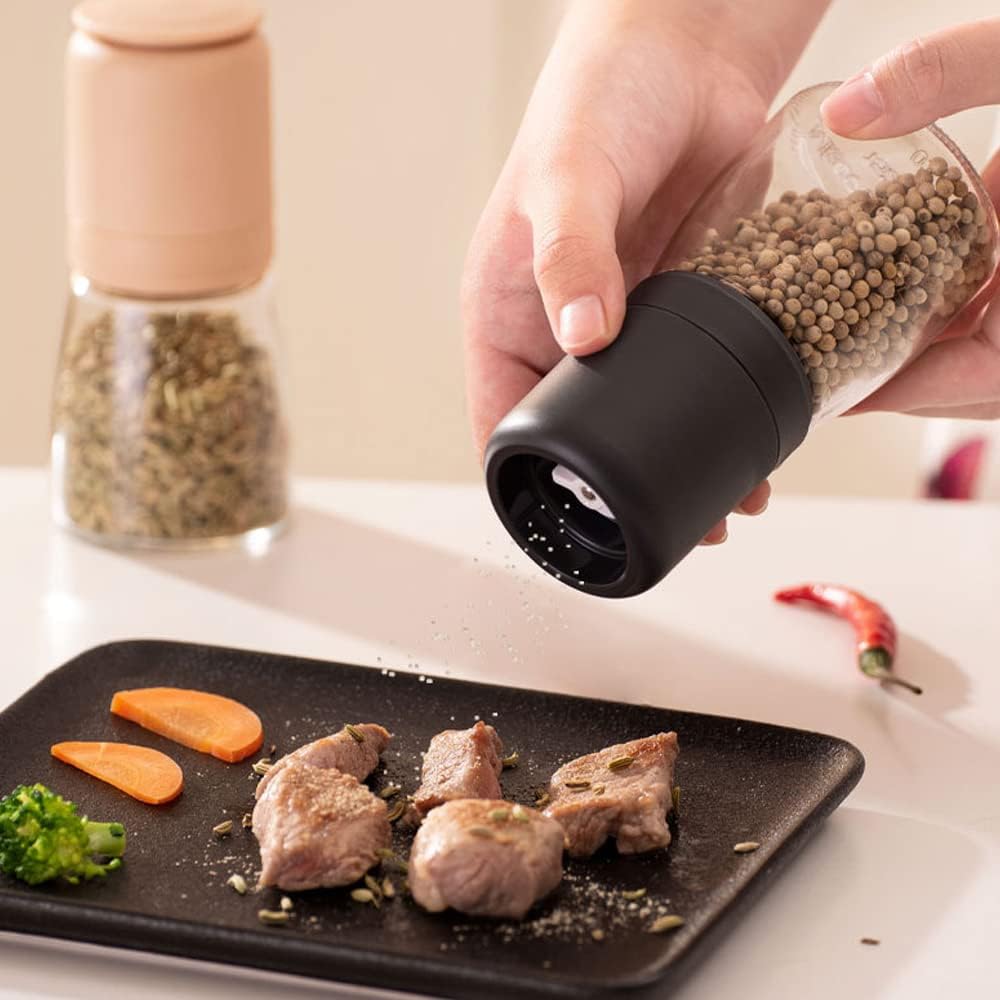 Premium Glass Salt Pepper Grinder