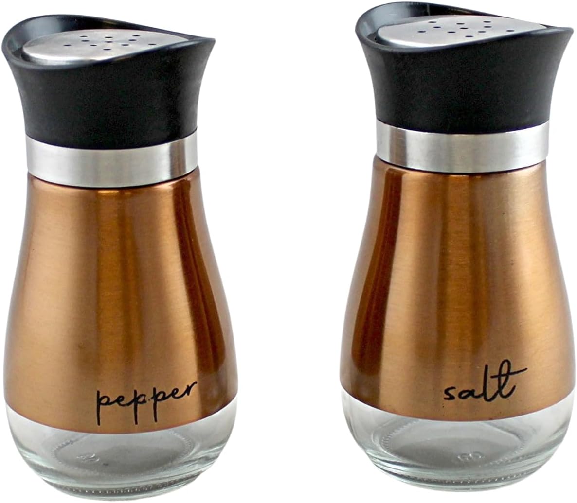 Sturdy Salt Pepper Shaker Set BPA-Free