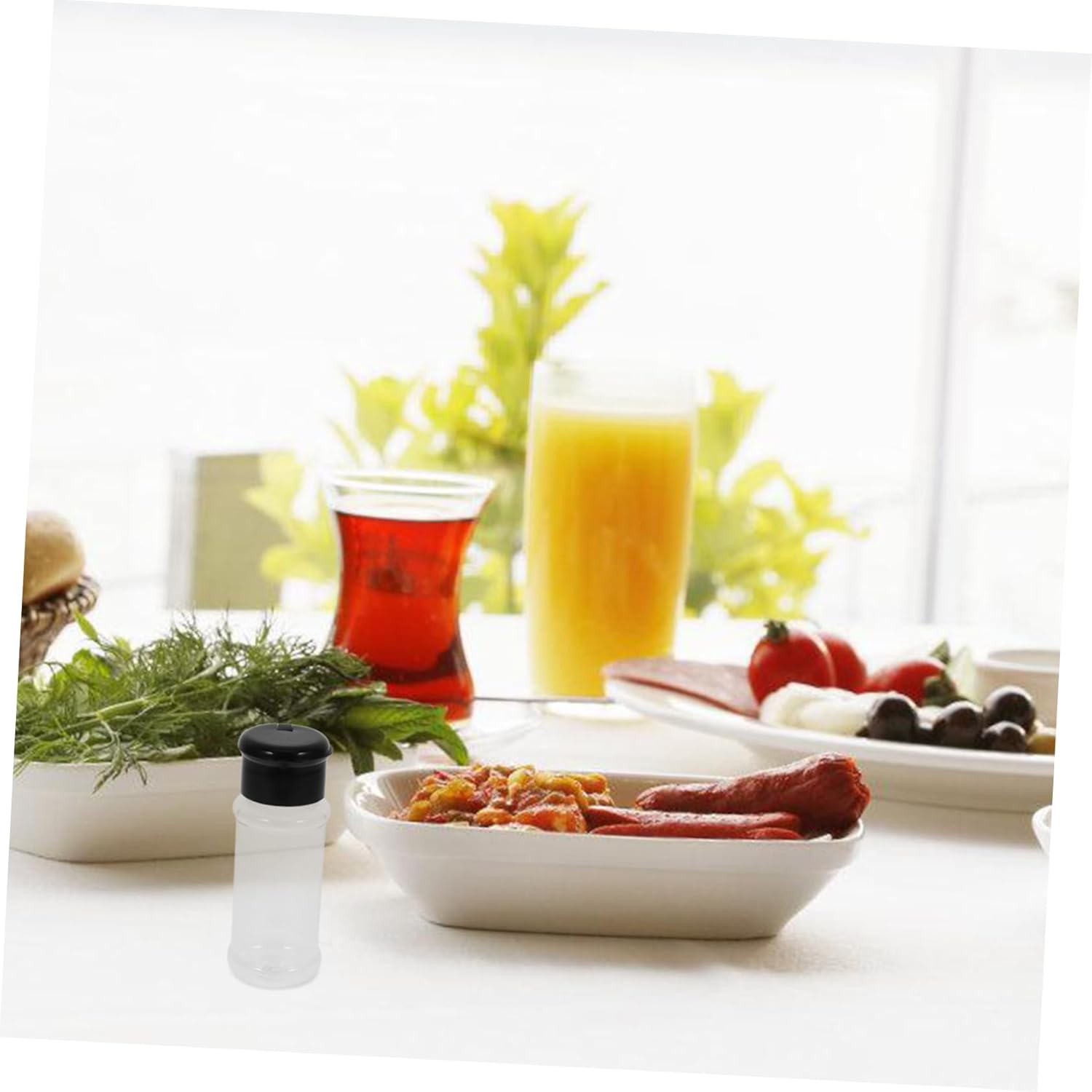 12-Piece Salt Pepper Shakers Set for Storage