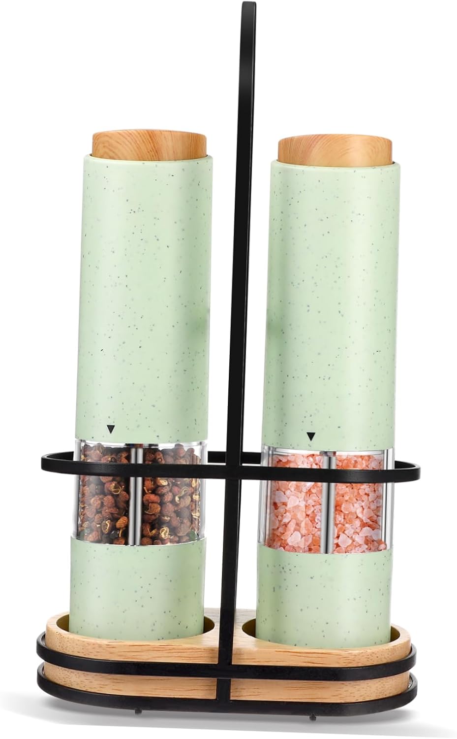 Zerodeko Electric Salt Pepper grinder set