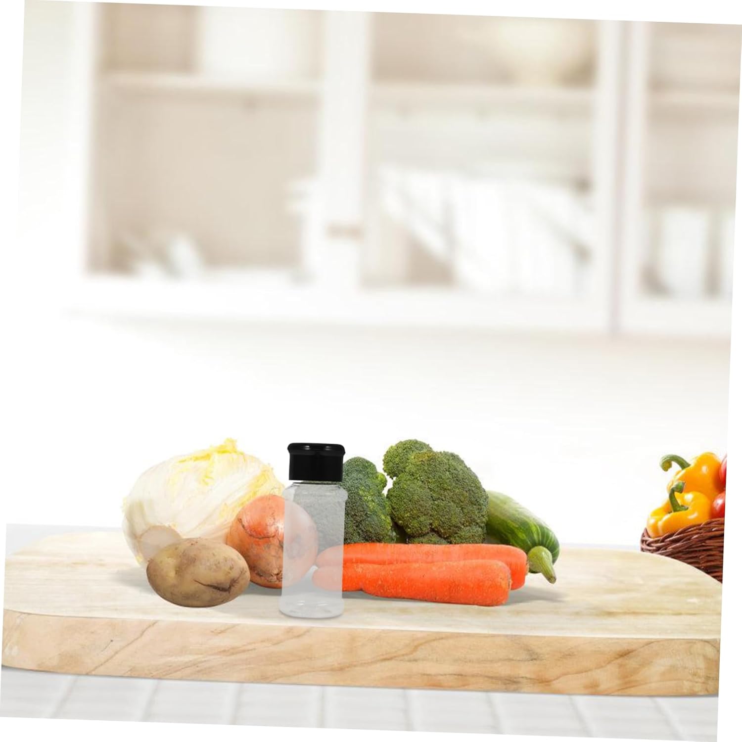 12-Piece Salt Pepper Shakers Set for Storage