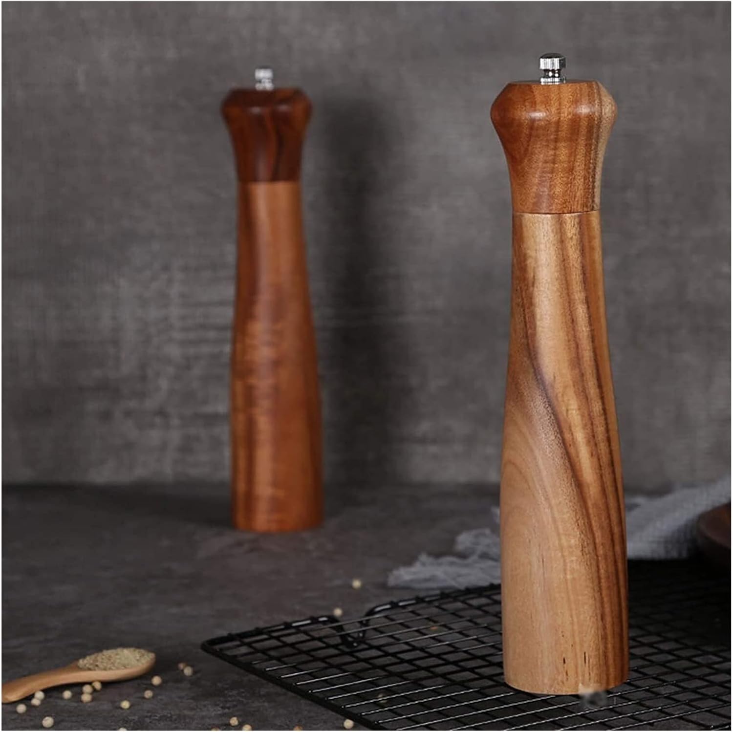 Adjustable Pepper Salt Mill Set