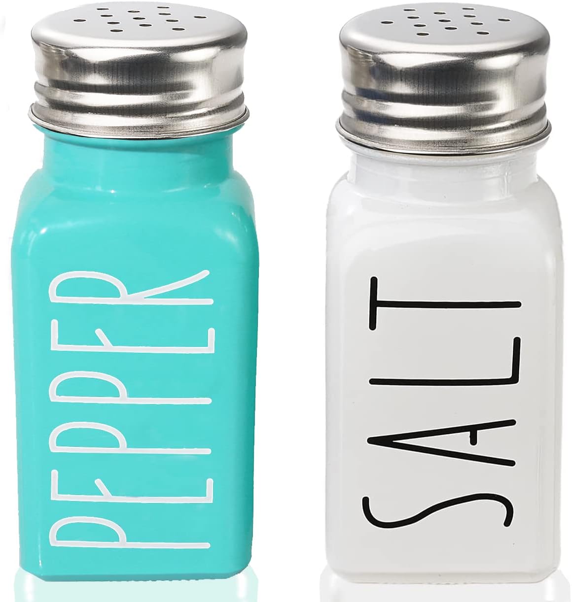 Genuine Farmhouse Salt Pepper Shakers Set with 13 Holes
