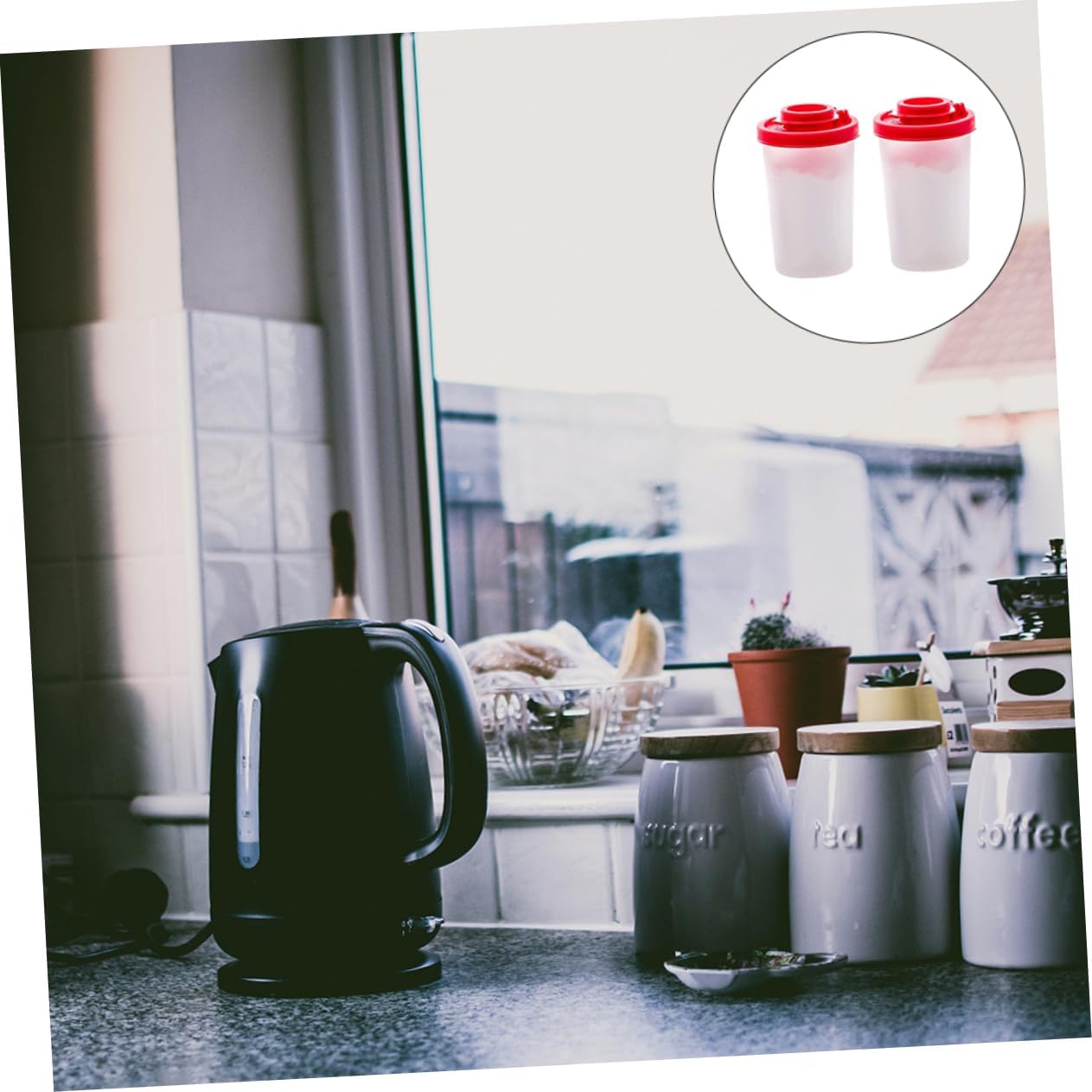 Lifesize Pepper Shakers Set