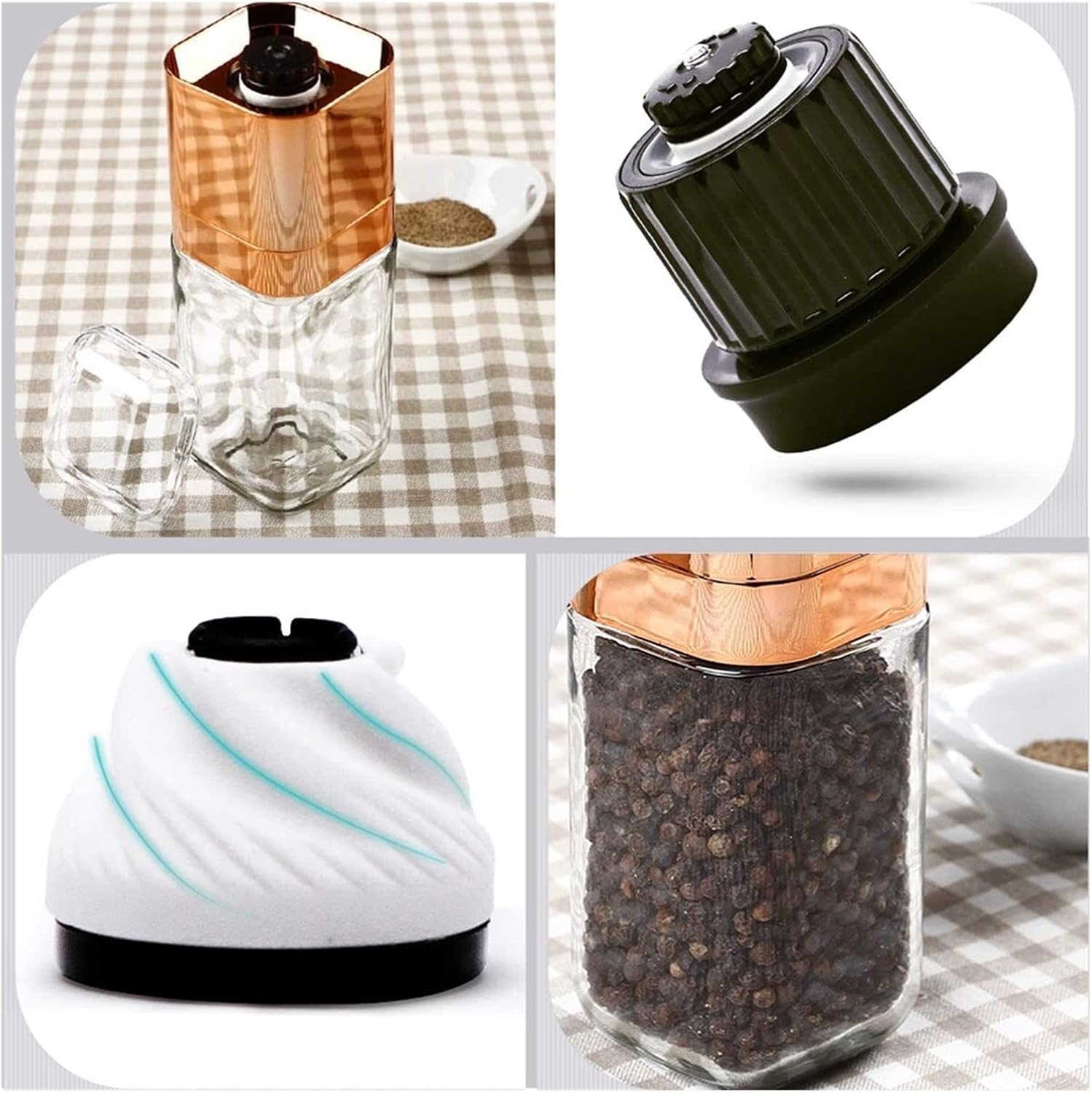 Manual Pepper Shaker Set