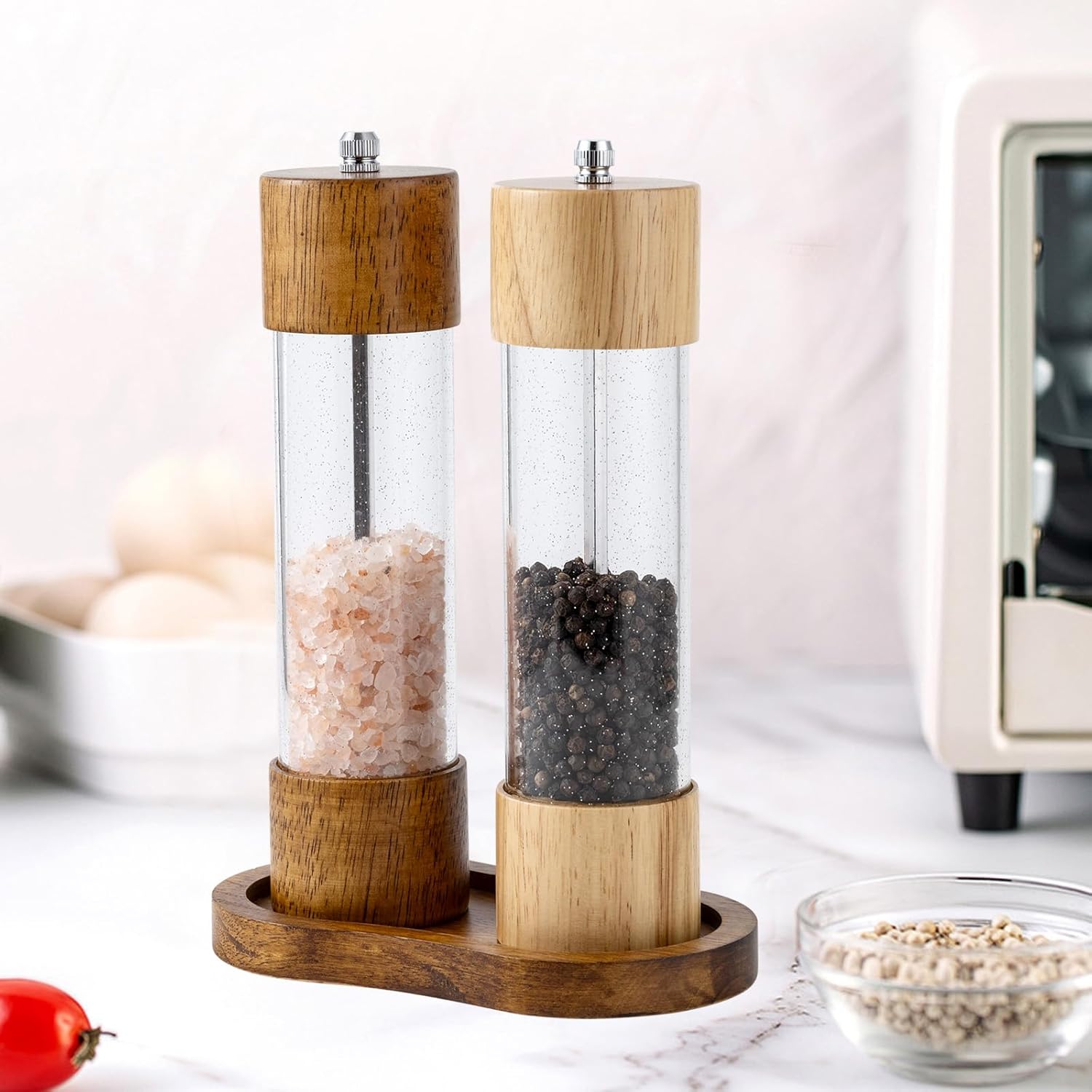 High-Quality Salt and Pepper Mill Tray