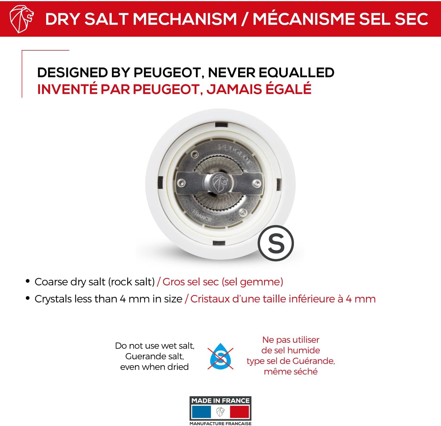 Peugeot Paris uSelect Manual Salt Mill