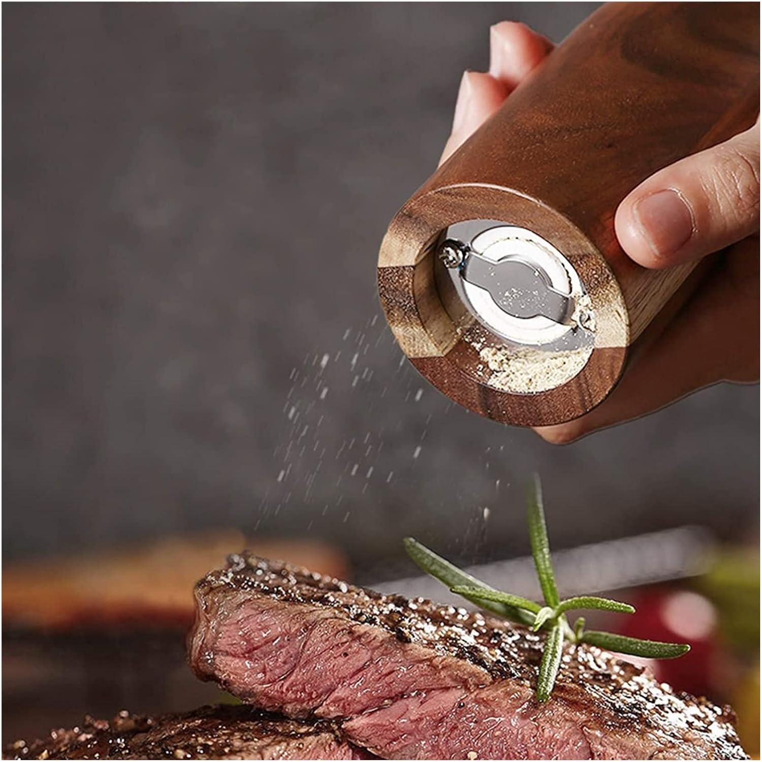 Adjustable Pepper Salt Mill Set