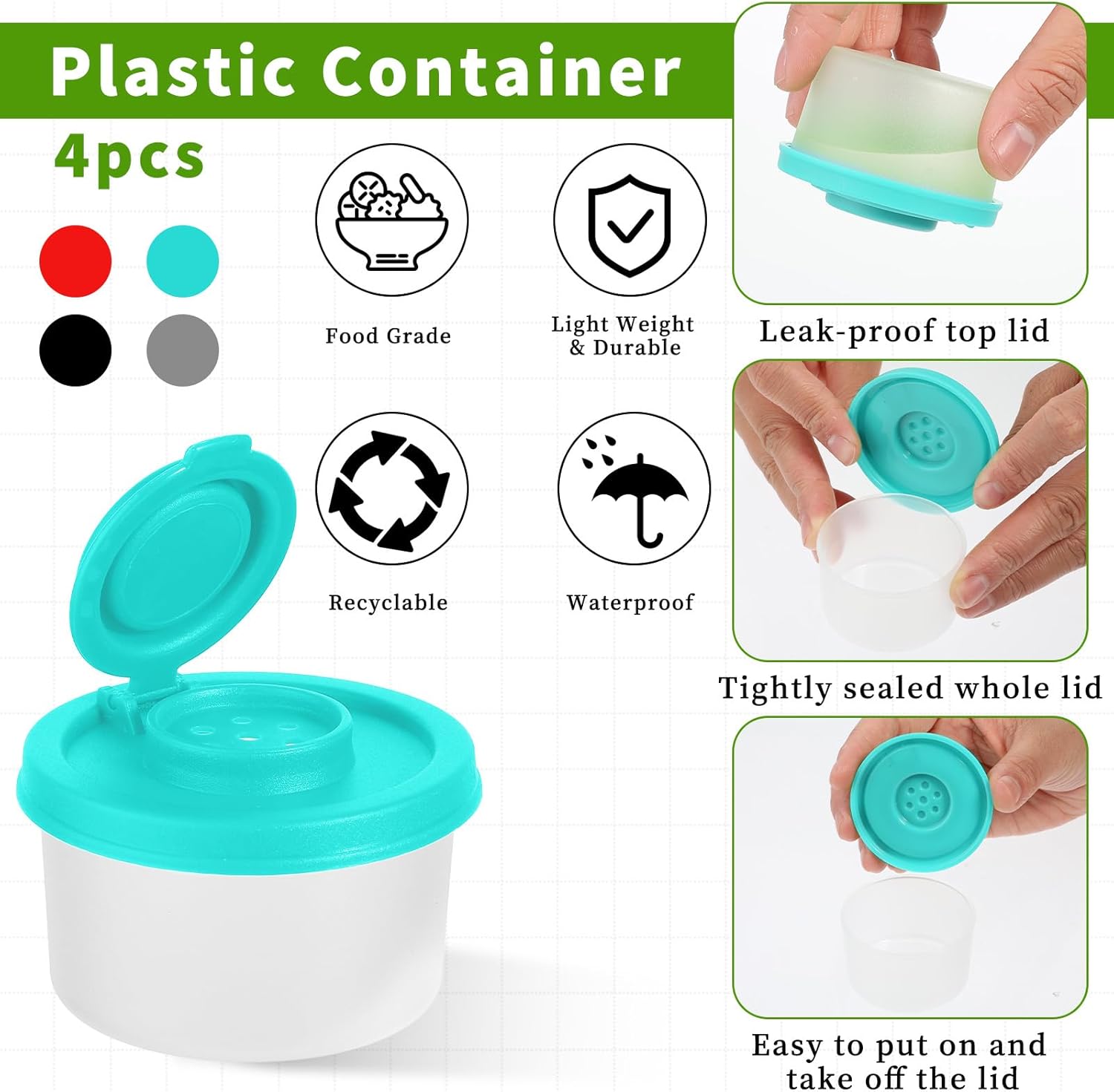 Perfect for On-the-Go Salt Pepper Shakers