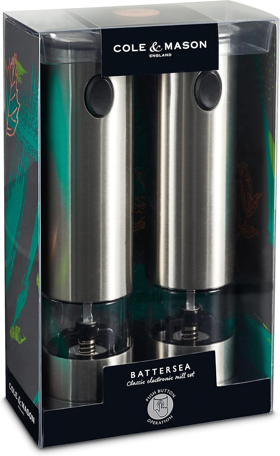 Cole Mason H300448 Salt Pepper Mill Set
