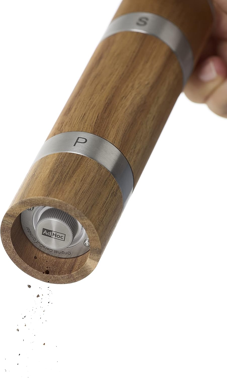 AdHoc Dual-Purpose Salt Pepper Mill Set