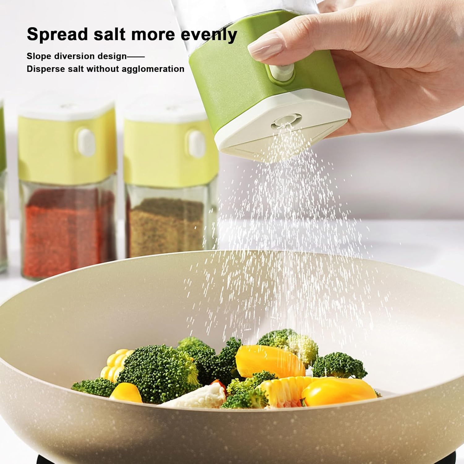 Precision Salt Pepper Shakers with 002oz Metering