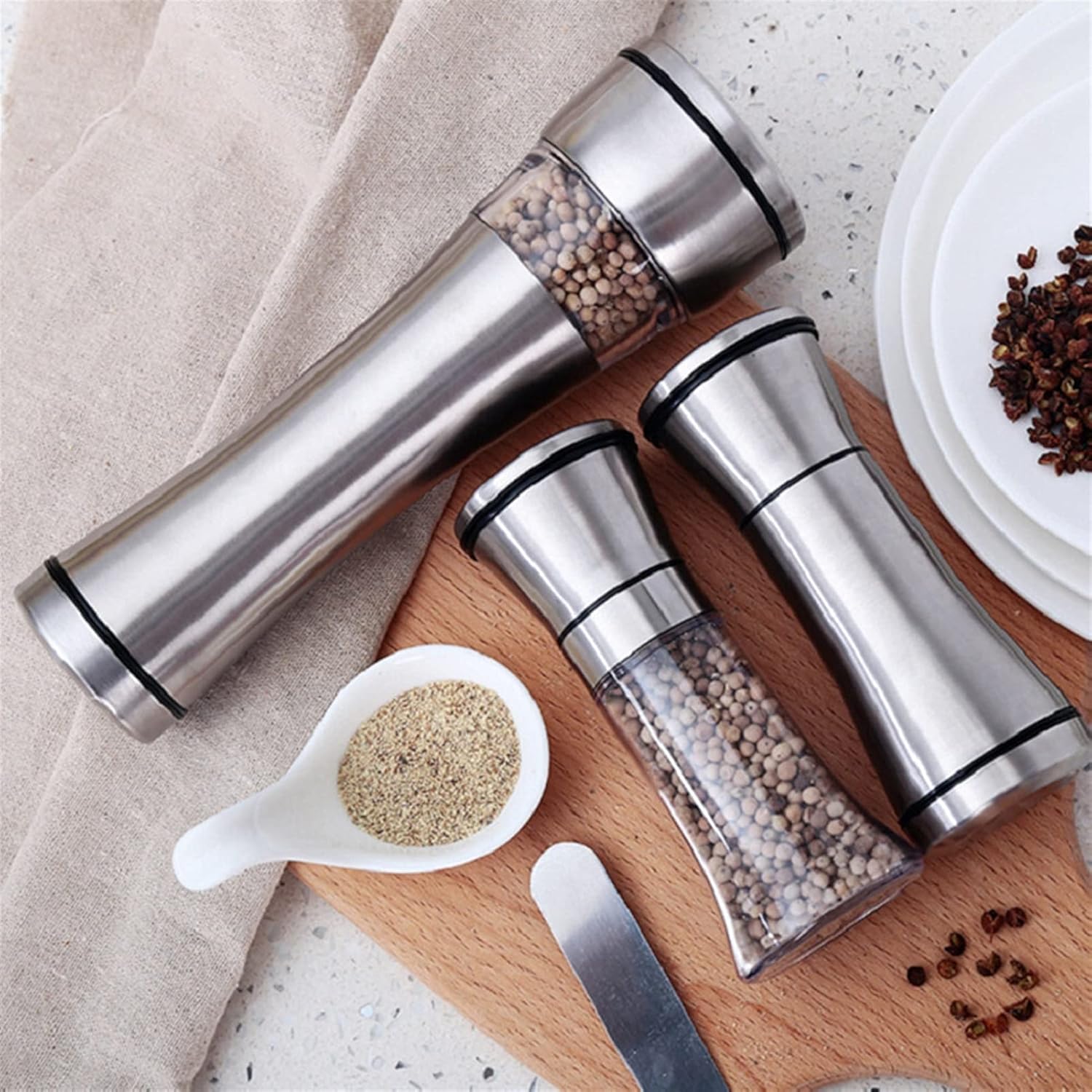LEIXIUSMPepper Grinder with 120ml Capacity