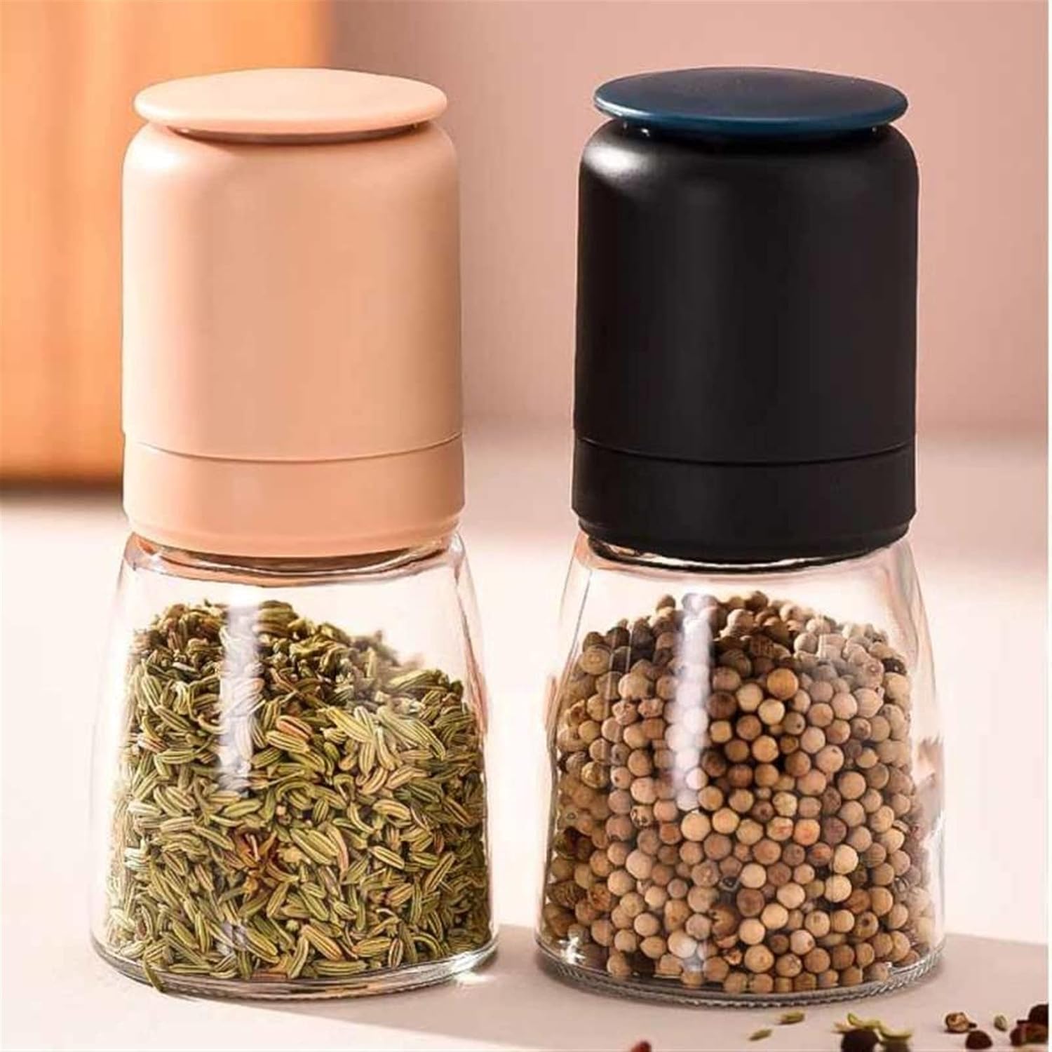 LEIXIUSM Salt Pepper Mill Shakers