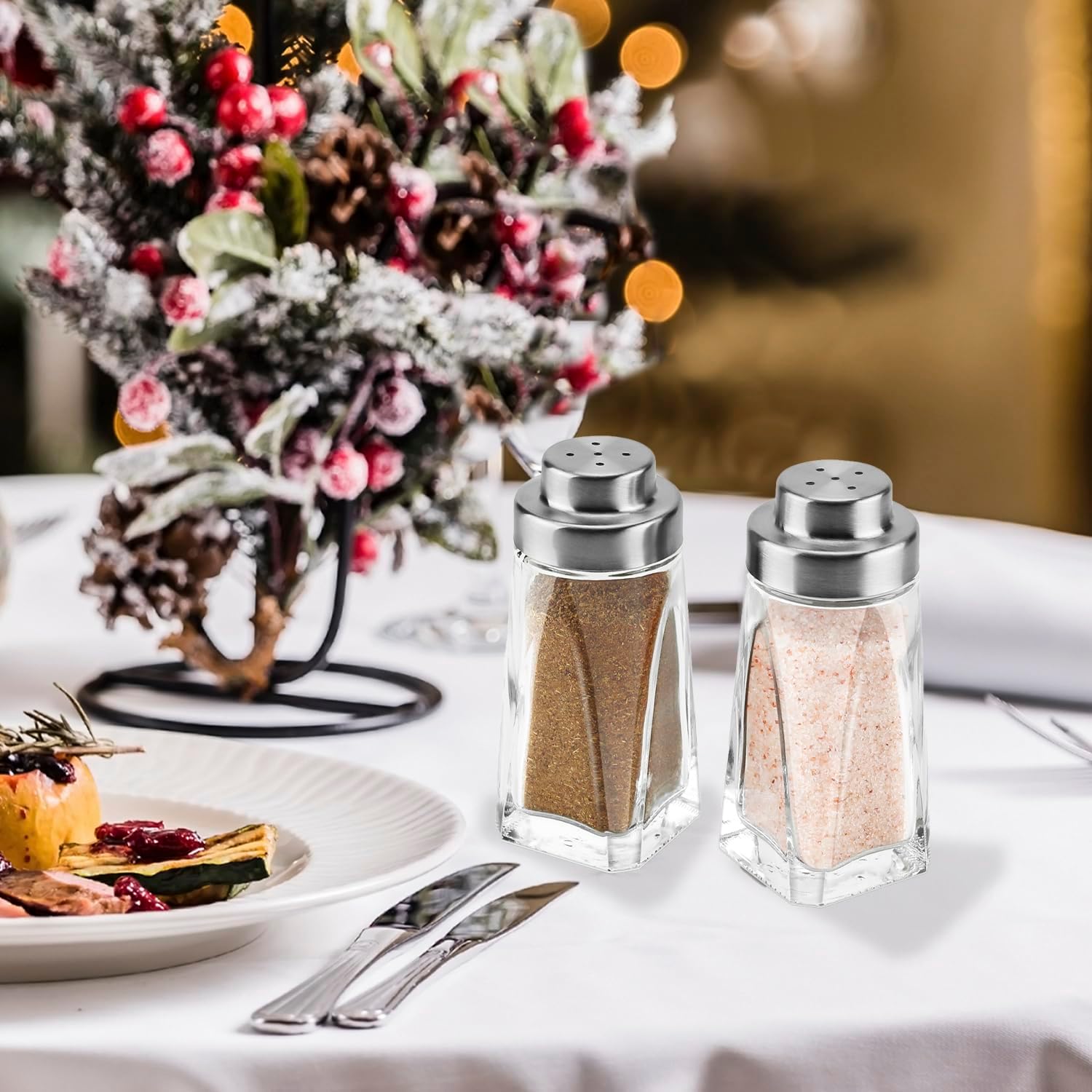 Elegant Salt and Pepper Shakers Set by Aelga