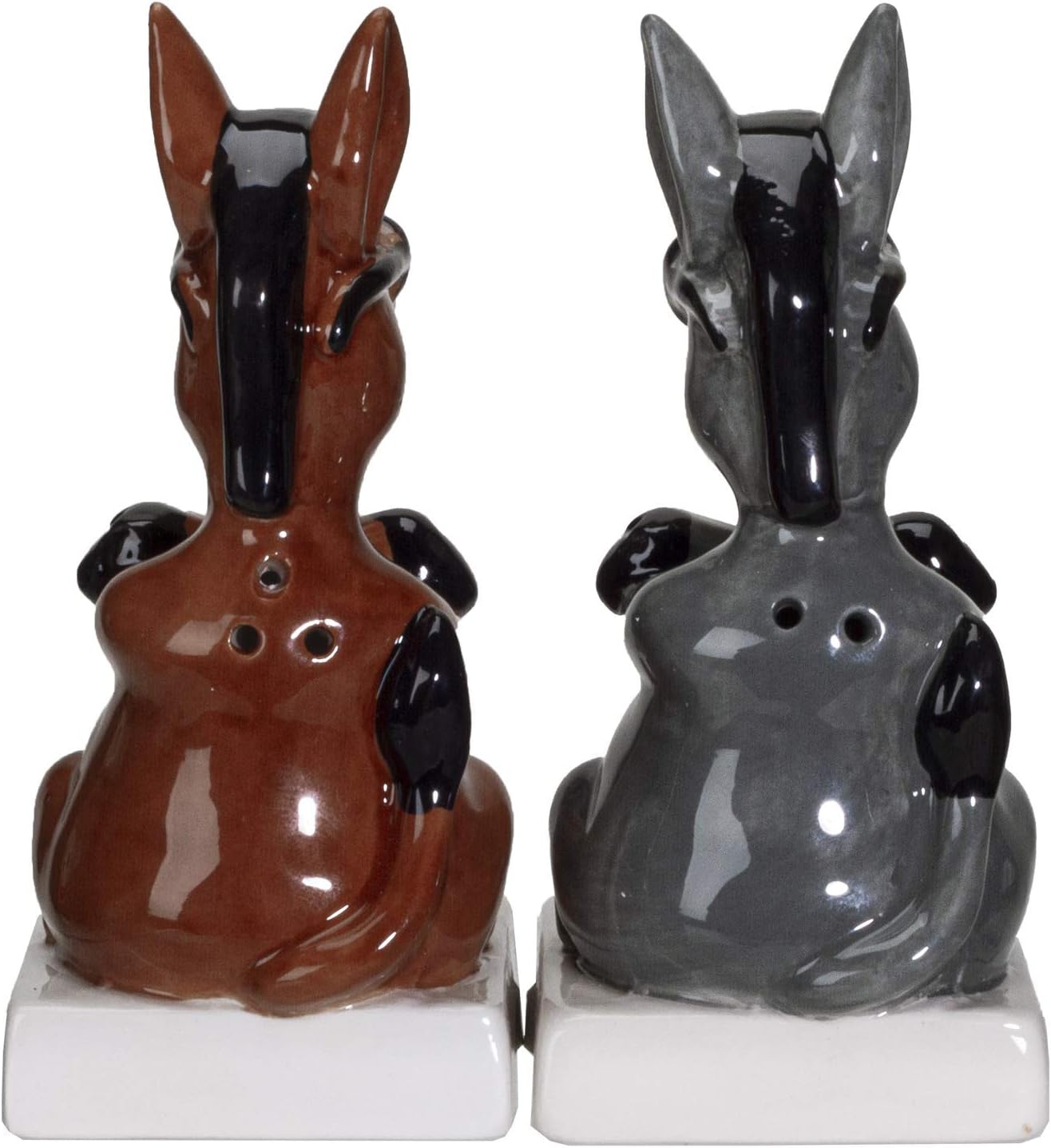 Cupids Choice Elegant Ceramic Salt Pepper Shakers Set