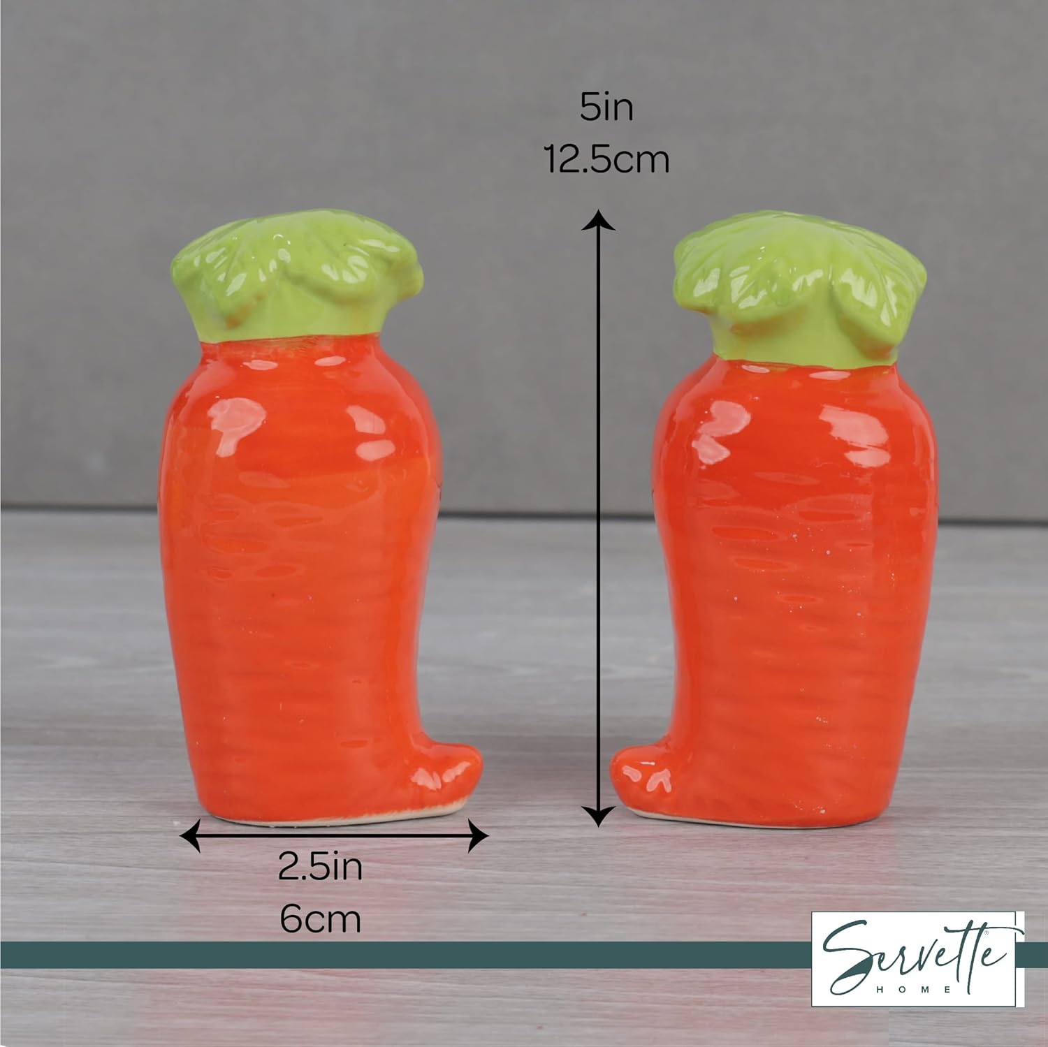 Novelty Ceramic Vegetable Salt Pepper Shakers Set