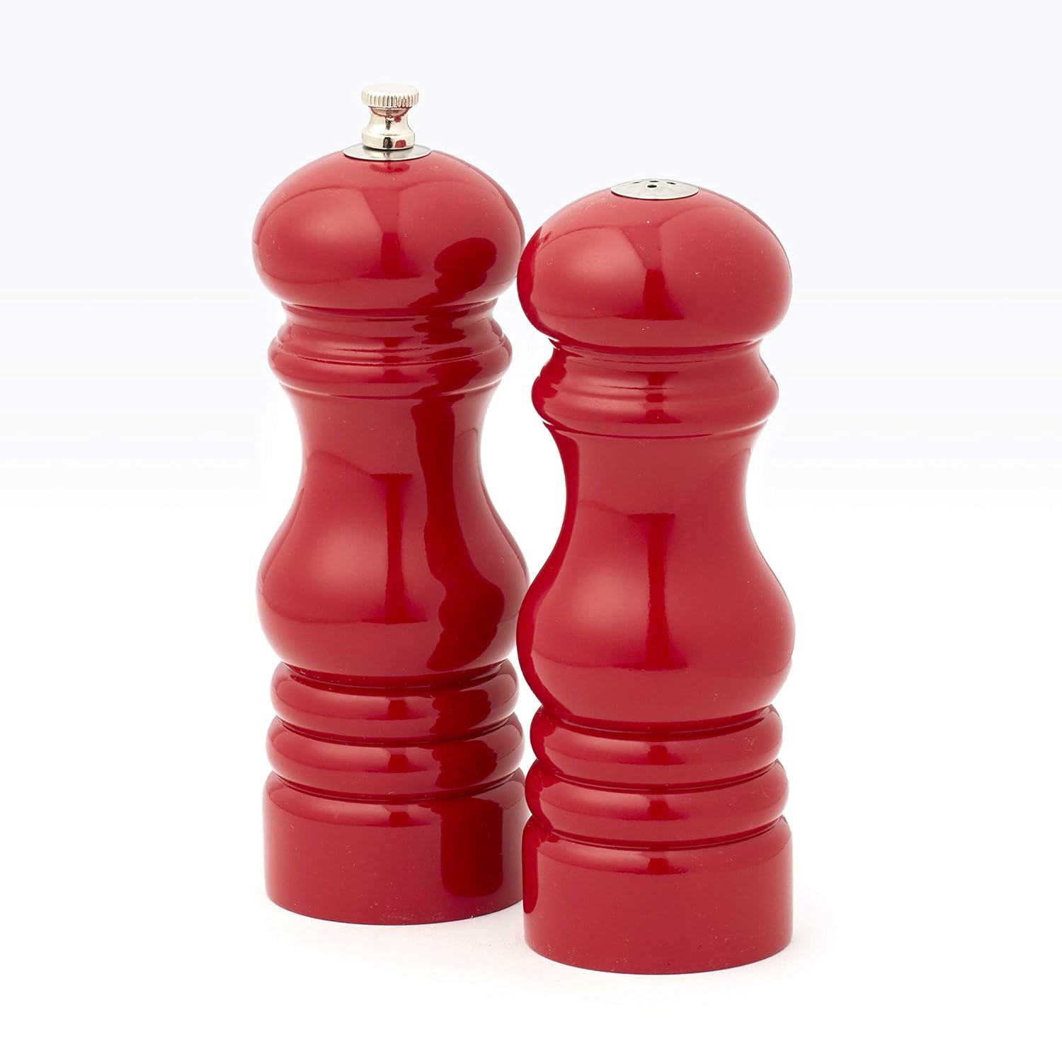 American Metalcraft Salt and Pepper Set Red