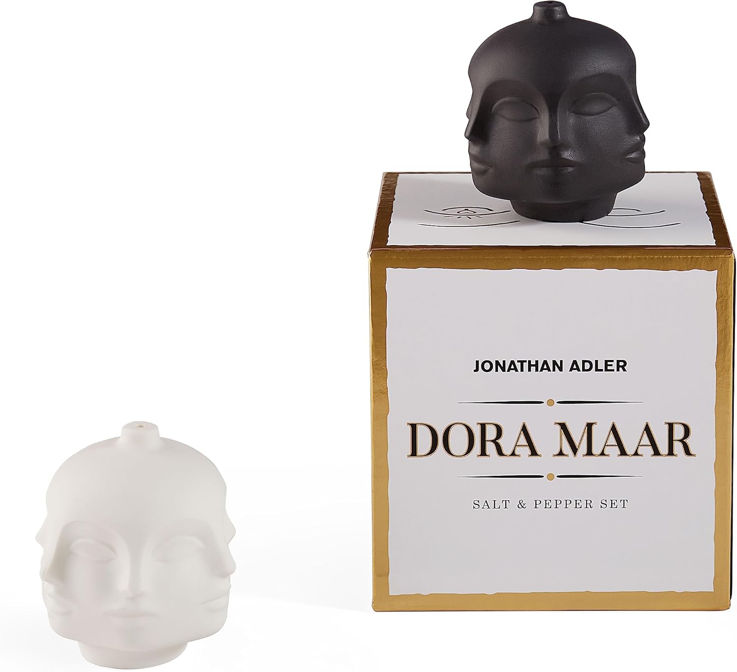 Jonathan Adler Dora Maar Salt Pepper Set WhiteBlack Small