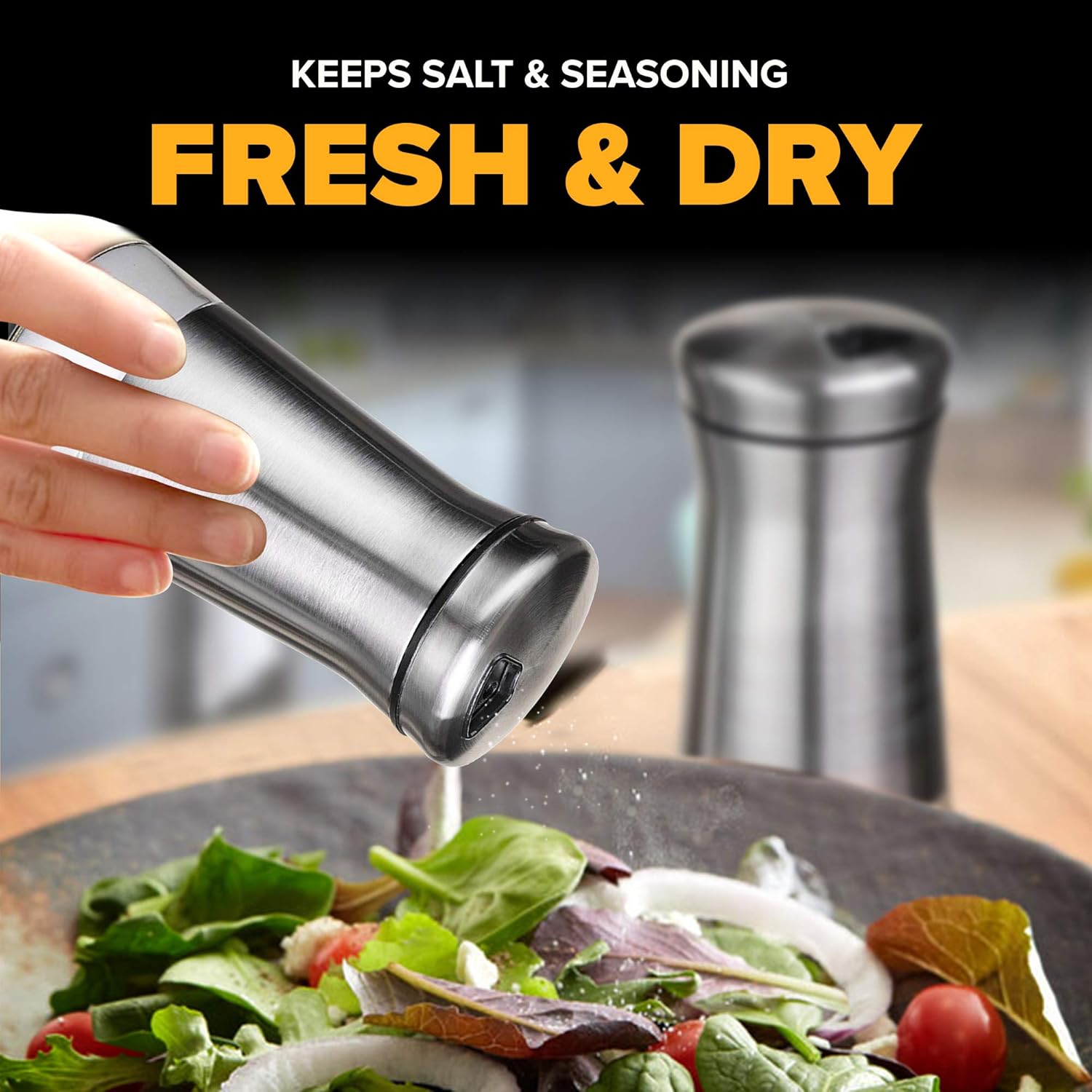 Adjustable Salt Pepper Shaker for Home