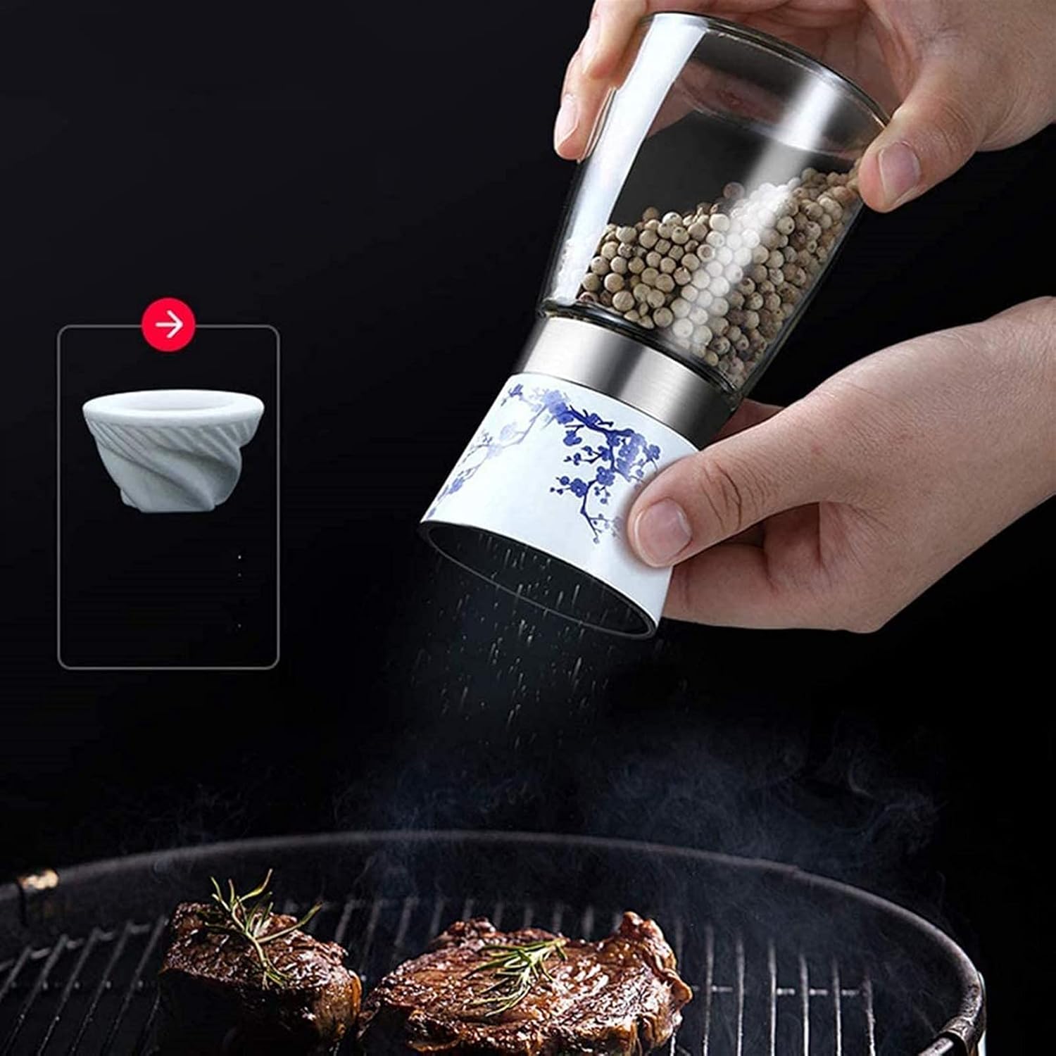 Precision Salt and Pepper Grinder Set