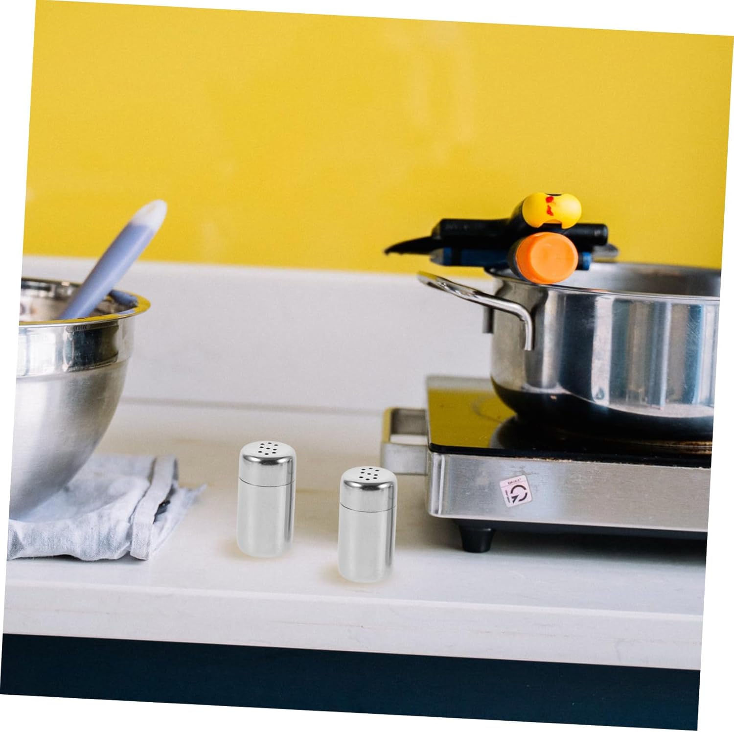 Mini Stainless Steel Salt Pepper Shakers
