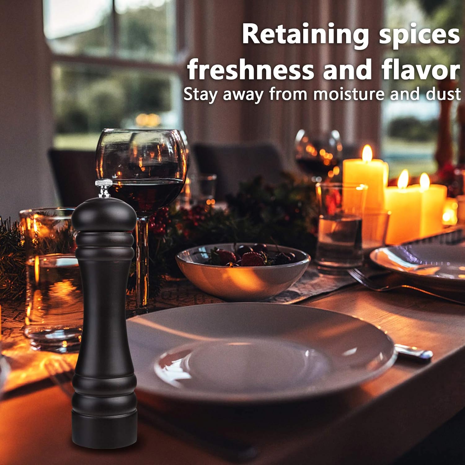 Adjustable Pepper Mill BlackOrdinal