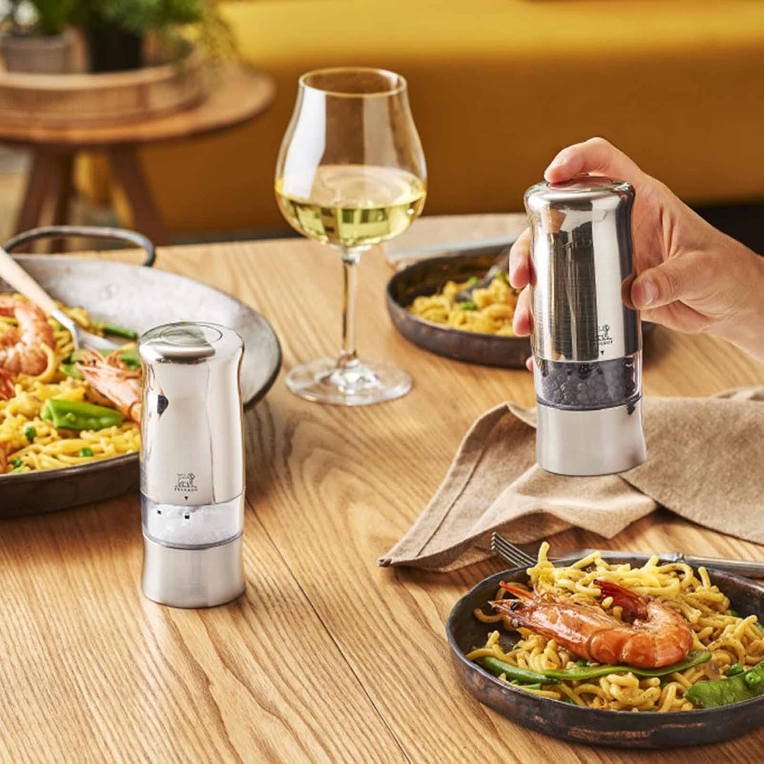 ZELI Electric Salt and Pepper Mill Set