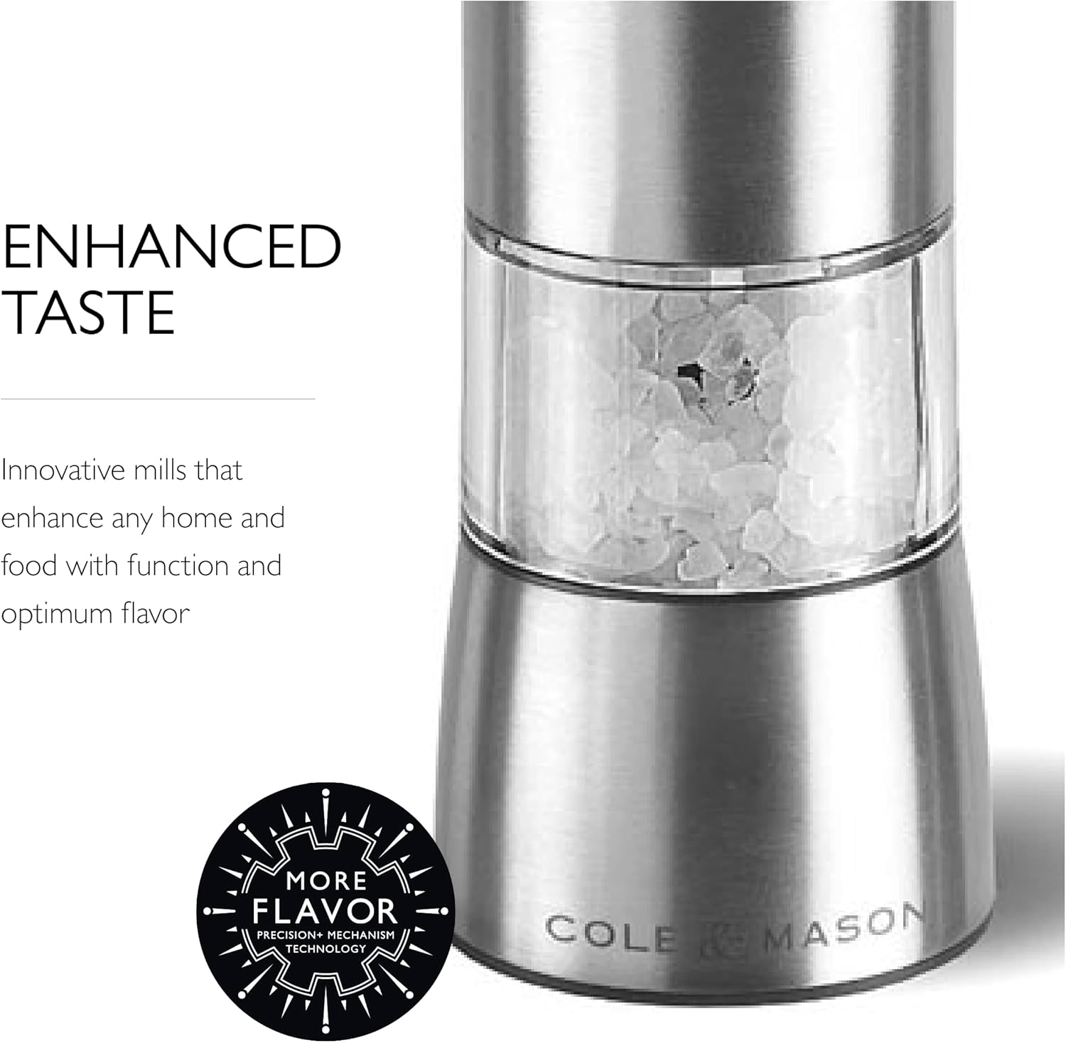 Cole Mason Hampstead Electric Salt Mill Set